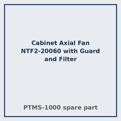 Cabinet Axial Fan NTF2-20060 with Guard and Filter