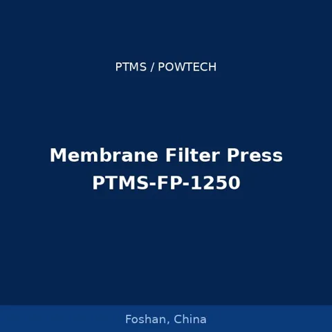 PTMS-FP-1250 Membrane Filter Press