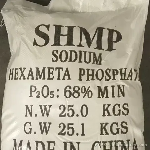 SHMP Sodium Hexametaphosphate 25 kg bag P2O5 68% MIN Made in China kaolin dispersant
